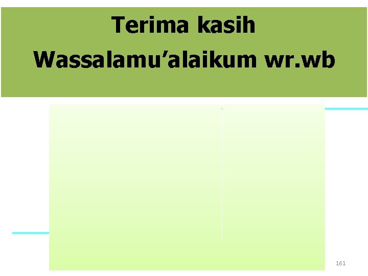 Terima kasih Wassalamu’alaikum wr. wb 161 