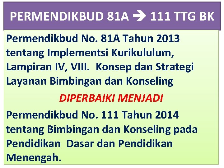 PERMENDIKBUD 81 A 111 TTG BK Permendikbud No. 81 A Tahun 2013 tentang Implementsi