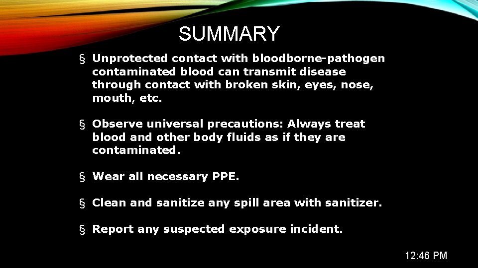 BLOODBORNE Diversatech PATHOGENS Plastics Group Safety Program STANDARD