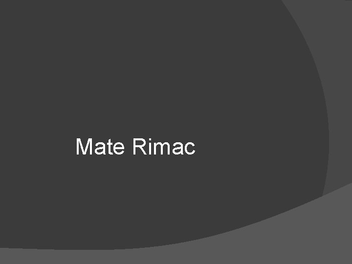 Mate Rimac 