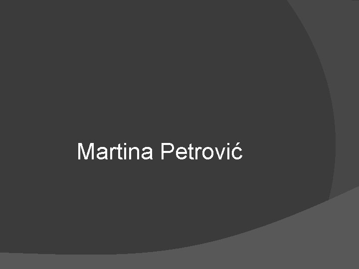 Martina Petrović 
