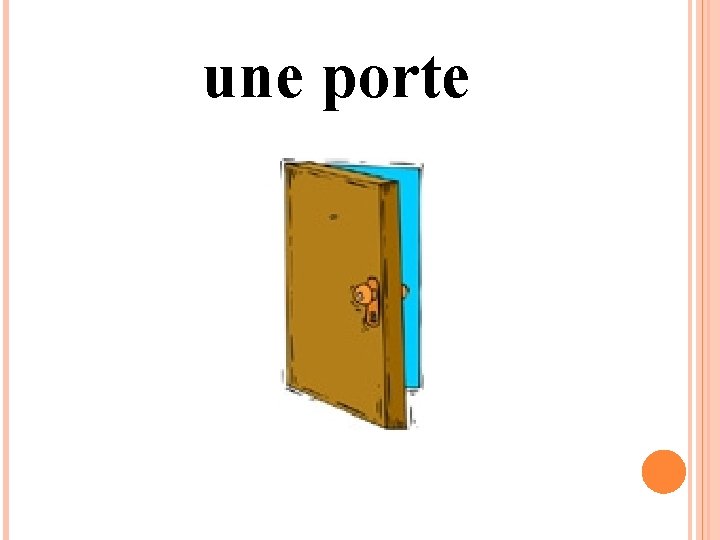 une porte 