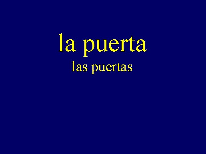 la puerta las puertas 