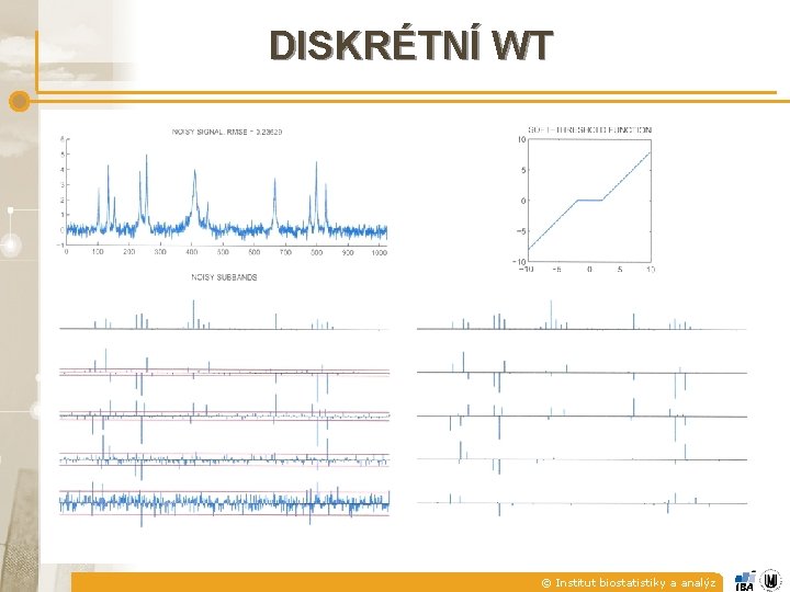 DISKRÉTNÍ WT © Institut biostatistiky a analýz 