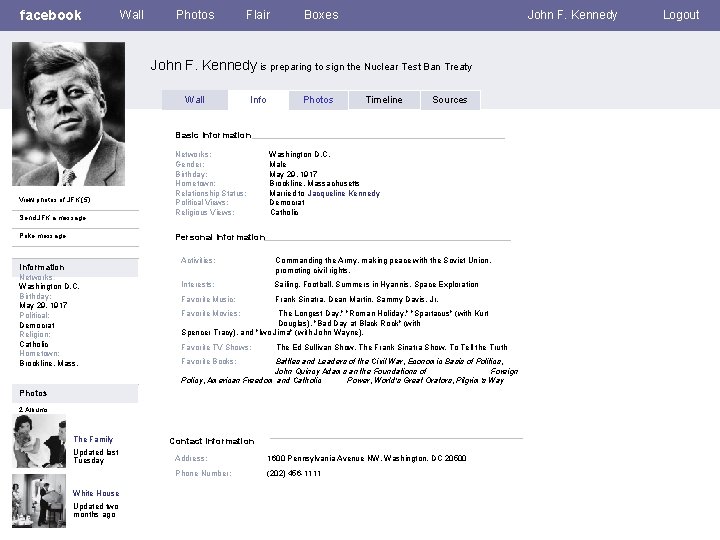 facebook Wall Photos Flair Boxes John F. Kennedy is preparing to sign the Nuclear