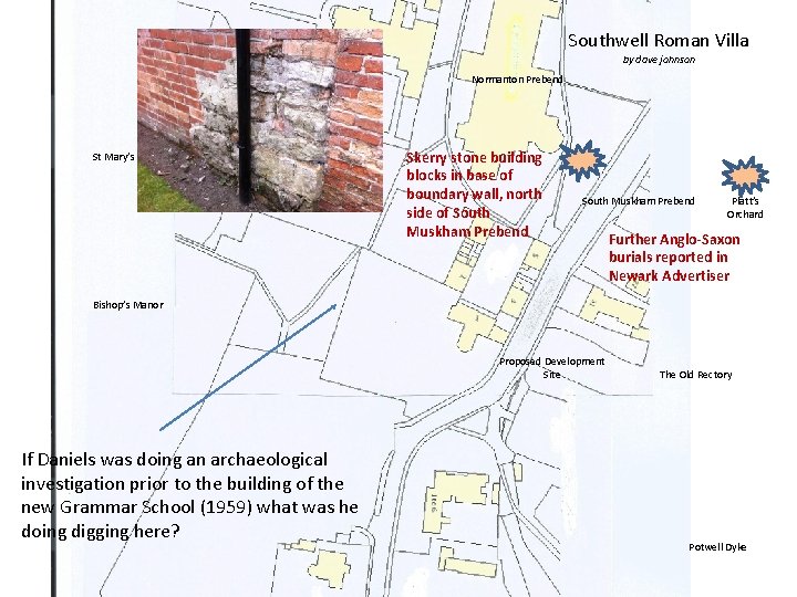 Southwell Roman Villa by dave johnson Church Street St Mary’s Minster Vicar’s Court Normanton