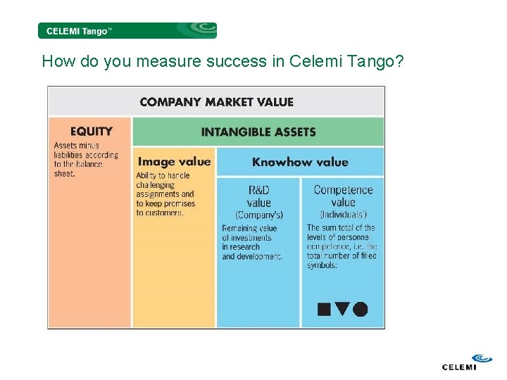 How do you measure success in Celemi Tango? 