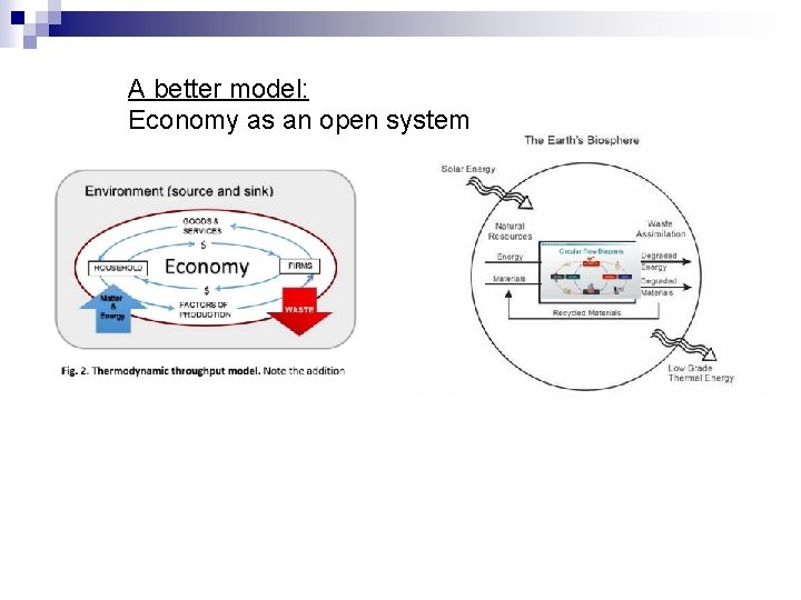 A better model: Economy as an open system 