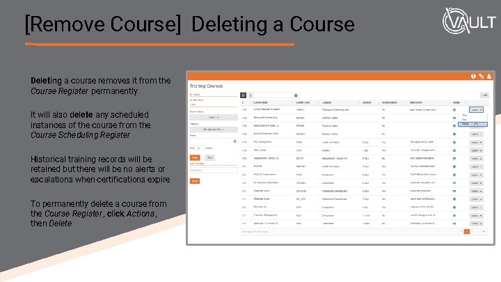 [Remove Course] Deleting a Course Deleting a course removes it from the Course Register