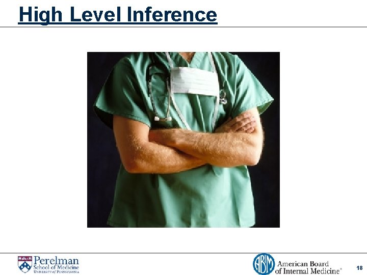 High Level Inference 18 