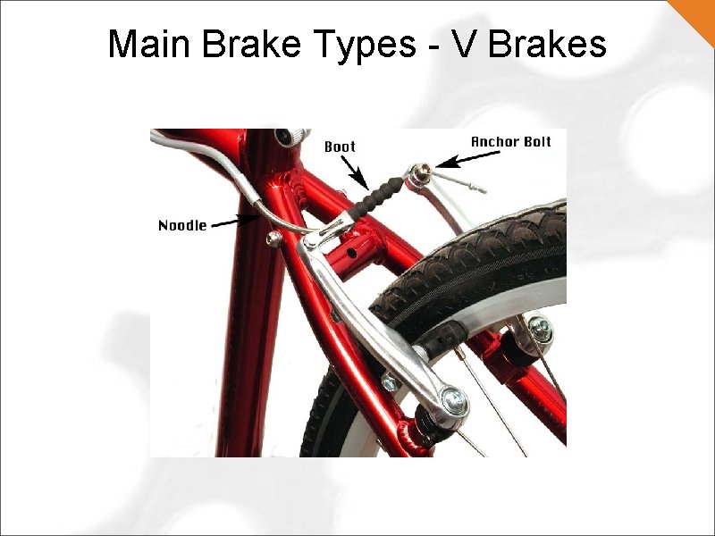 Main Brake Types - V Brakes 