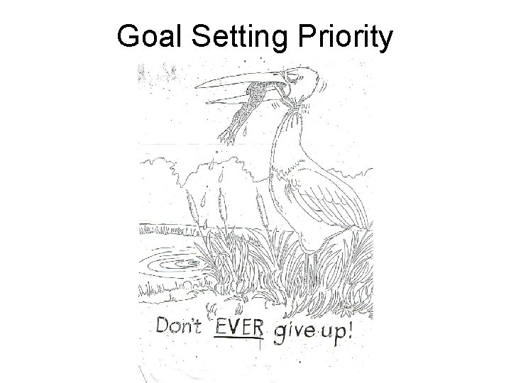 Goal Setting Priority 