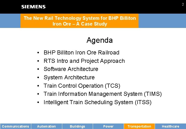 2 The New Rail Technology System for BHP Billiton Iron Ore – A Case