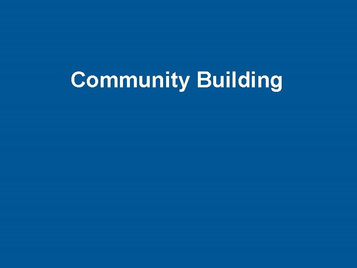 Community Building 