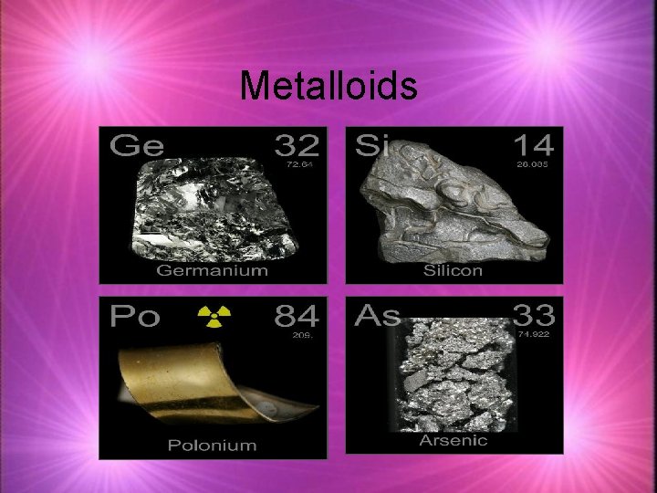 Metalloids 