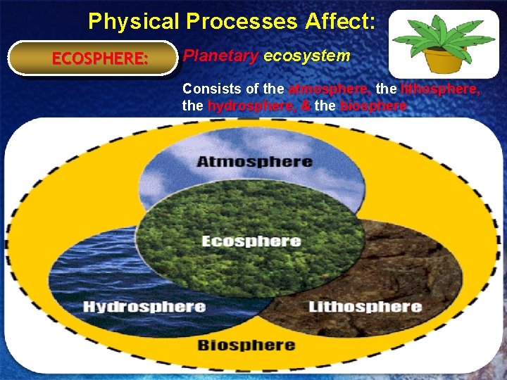 Physical Geography Subsystems of the Earth Physical Processes