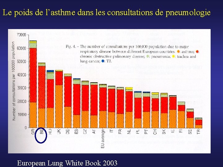 Le poids de l’asthme dans les consultations de pneumologie European Lung White Book 2003