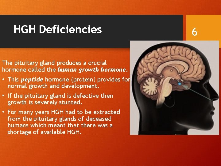 HGH Deficiencies The pituitary gland produces a crucial hormone called the human growth hormone.