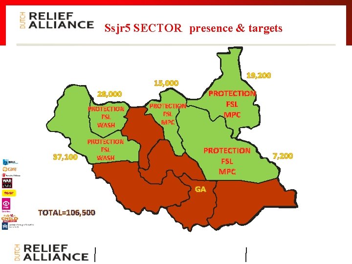 Ssjr 5 SECTOR presence & targets 19, 200 15, 000 PROTECTION FSL MPC 28,