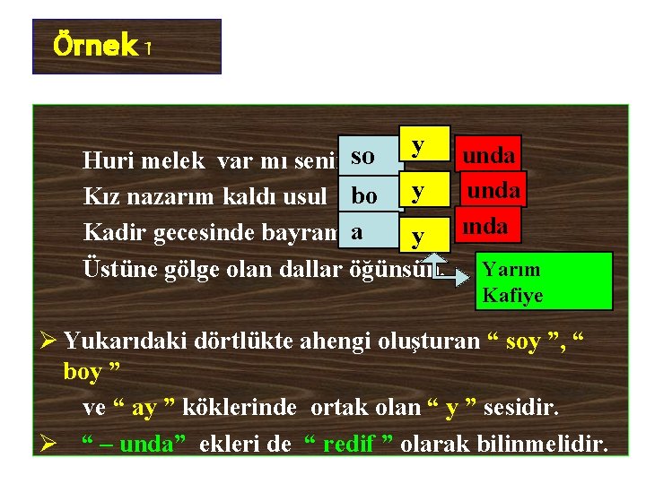 Örnek 1 y unda so Huri melek var mı senin unda Kız nazarım kaldı