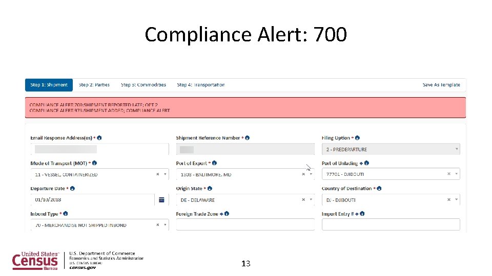 Compliance Alert: 700 13 