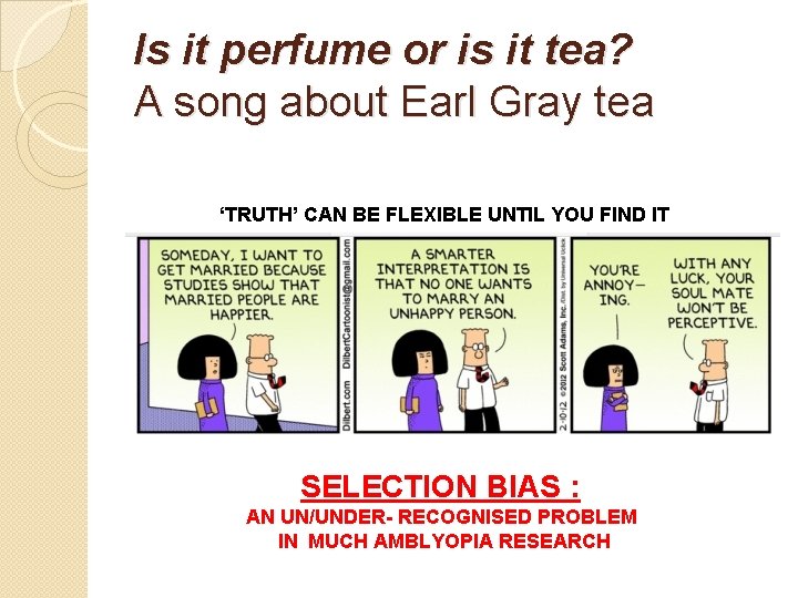 Is it perfume or is it tea? A song about Earl Gray tea ‘TRUTH’