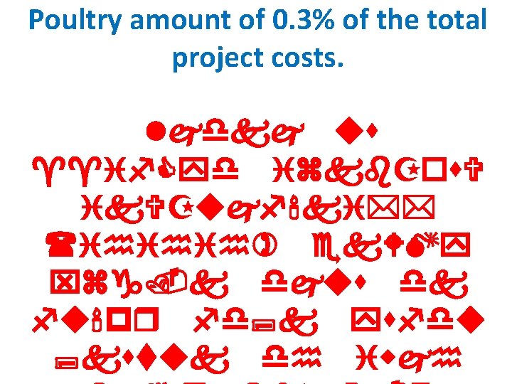 Poultry amount of 0. 3% of the total project costs. ljdkj us ^^if. Cyd