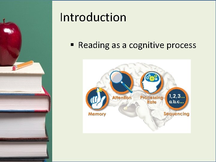 Introduction § Reading as a cognitive process 