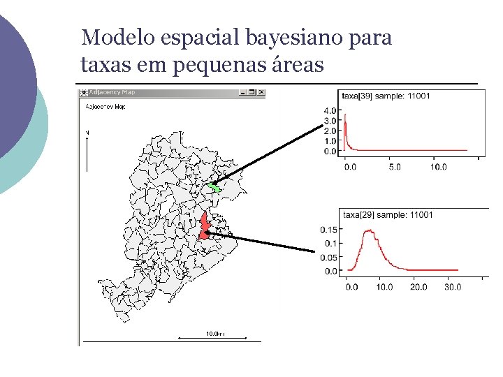 Modelo espacial bayesiano para taxas em pequenas áreas 