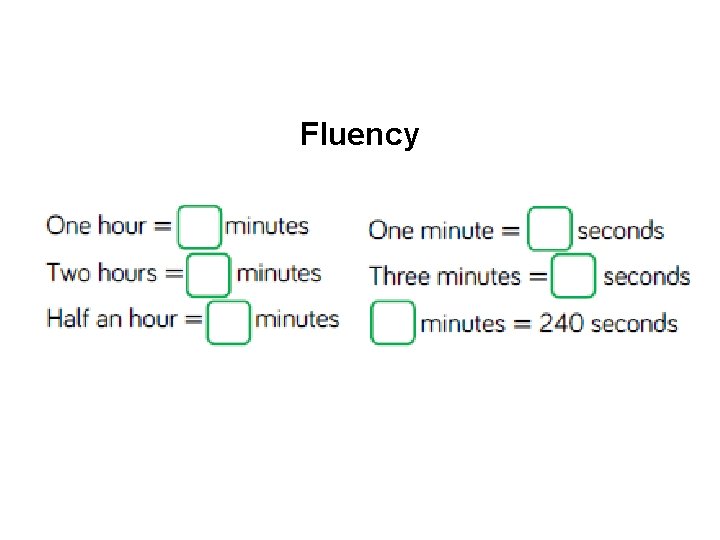 Fluency 