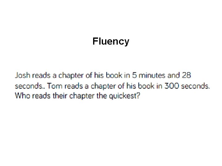 Fluency 