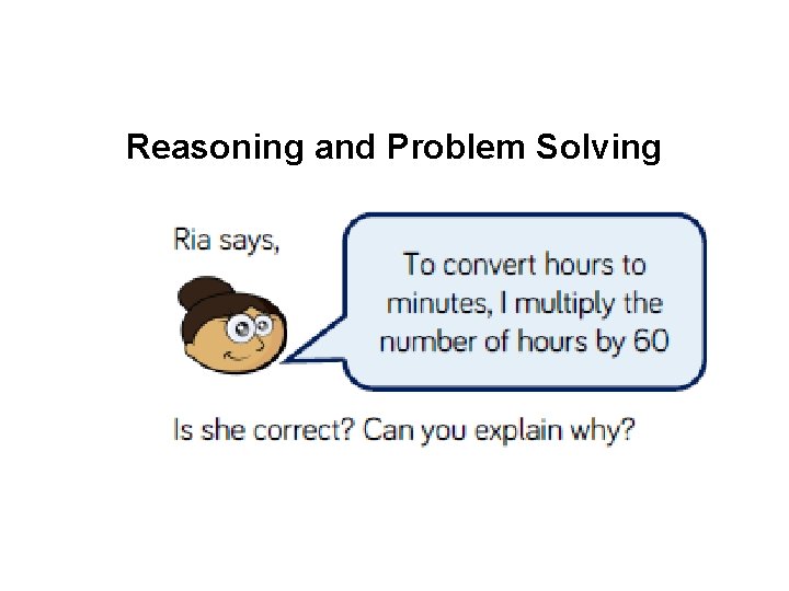 Reasoning and Problem Solving 