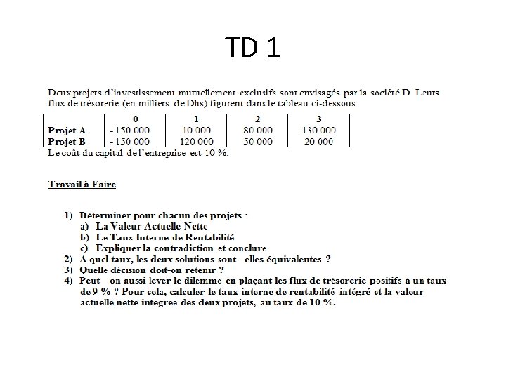 TD 1 