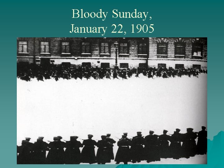 Bloody Sunday, January 22, 1905 