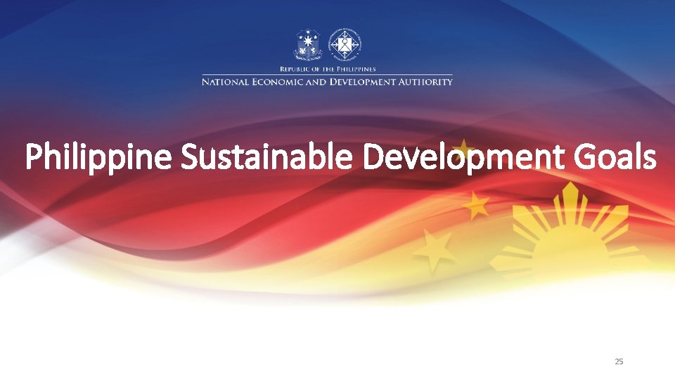 Philippine Sustainable Development Goals 25 