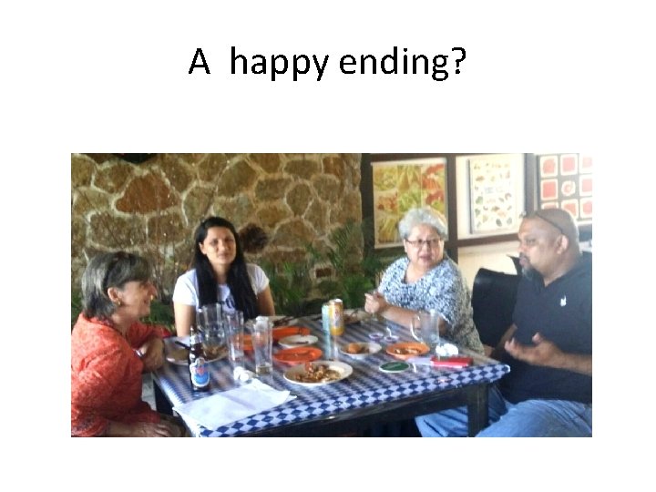 A happy ending? 