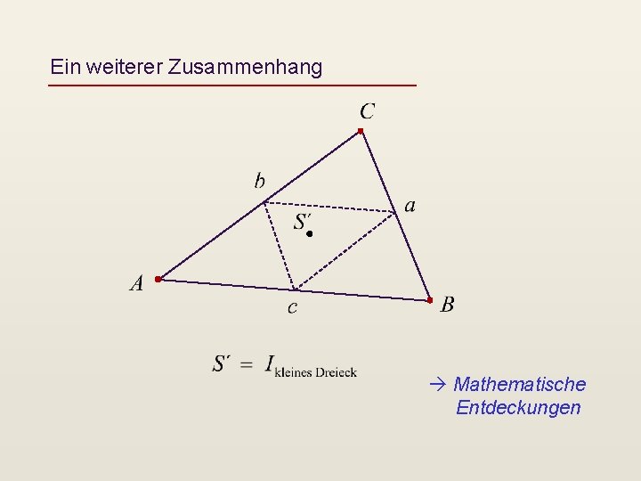 Ein weiterer Zusammenhang Mathematische Entdeckungen 