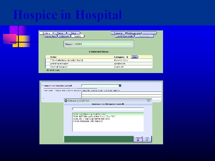 Hospice in Hospital 