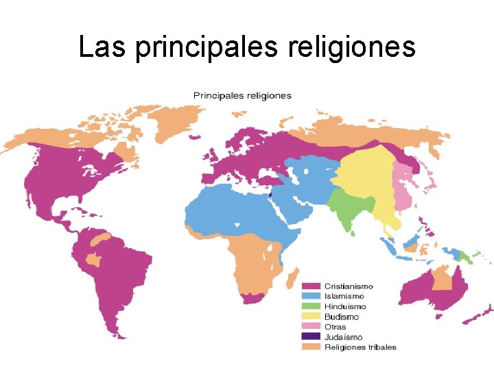 Las principales religiones 