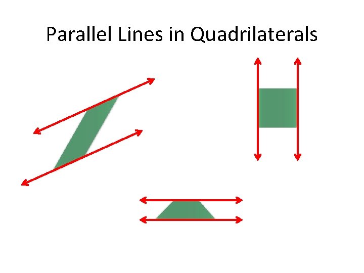 Parallel Lines in Quadrilaterals 