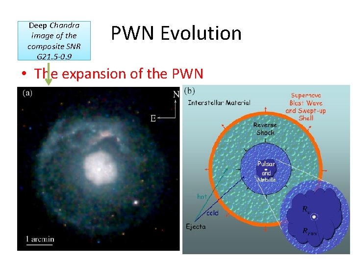 Deep Chandra image of the composite SNR G 21. 5 -0. 9 PWN Evolution