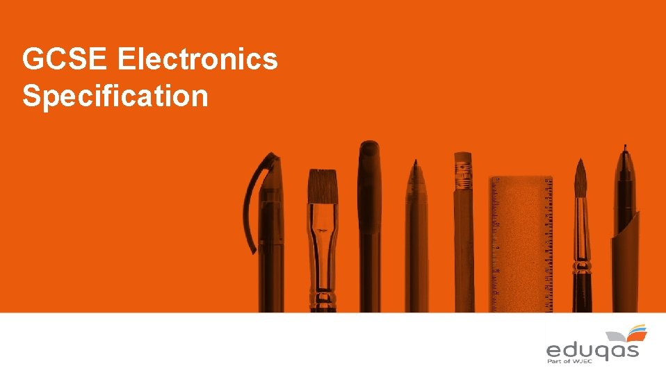 GCSE Electronics Specification 