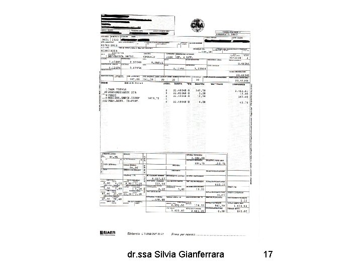 dr. ssa Silvia Gianferrara 17 