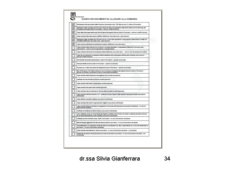 dr. ssa Silvia Gianferrara 34 