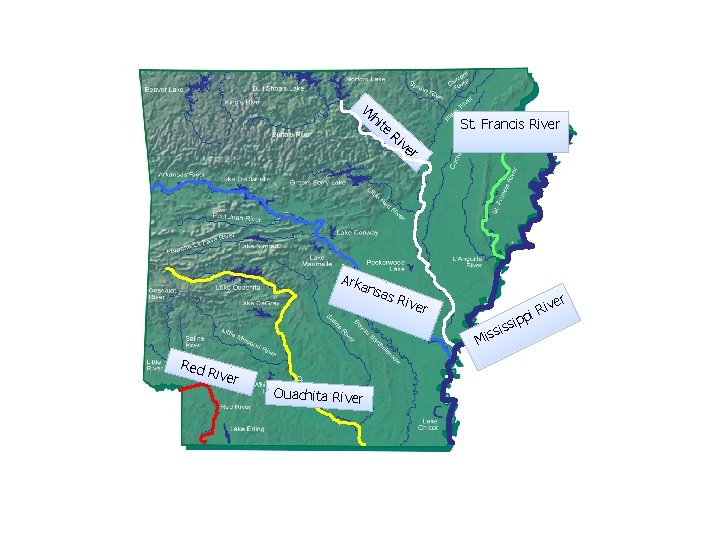 W hi te St. Francis River Ri ve r Ark ans as R i