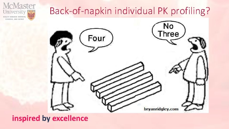 Back-of-napkin individual PK profiling? 
