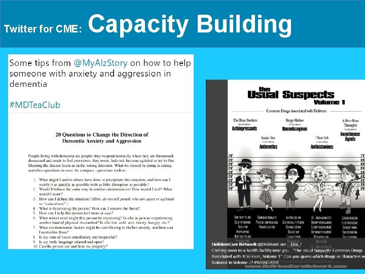 Twitter for CME: Capacity Building 