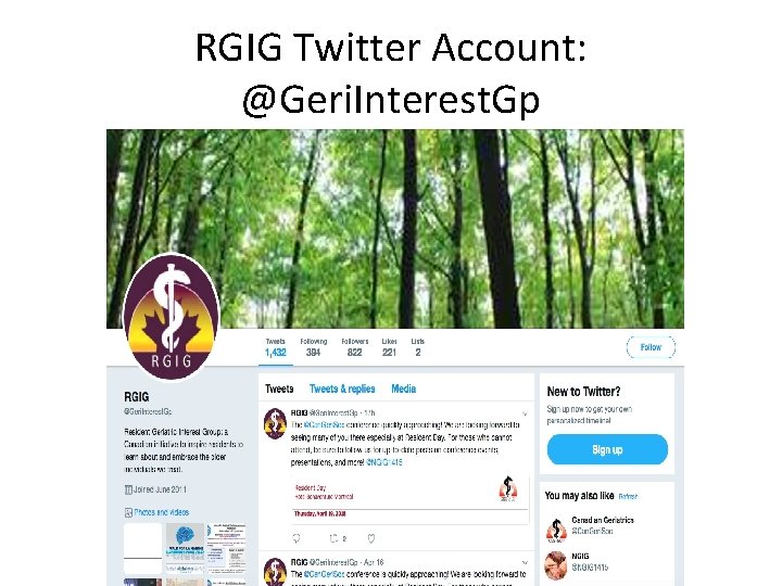 RGIG Twitter Account: @Geri. Interest. Gp 