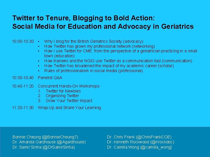 Twitter to Tenure, Blogging to Bold Action: Social Media for Education and Advocacy in