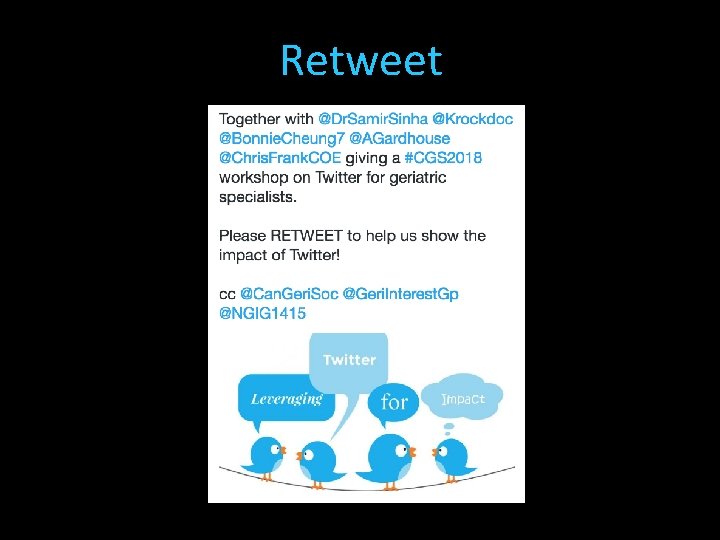 Retweet 